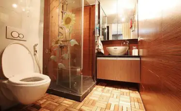 sàn gỗ ngoài trời giúp căn nhà thêm sang trọng
