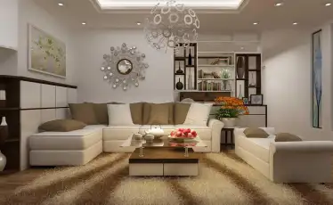 Thảm trải sàn lông xù, lông dài
