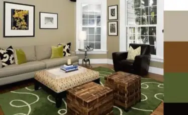 Thảm trải sàn màu xanh cho người yêu thiên nhiên