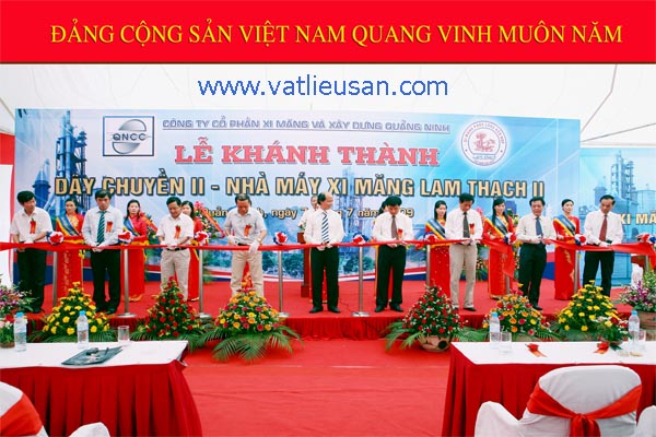 thảm trải lễ khánh thành