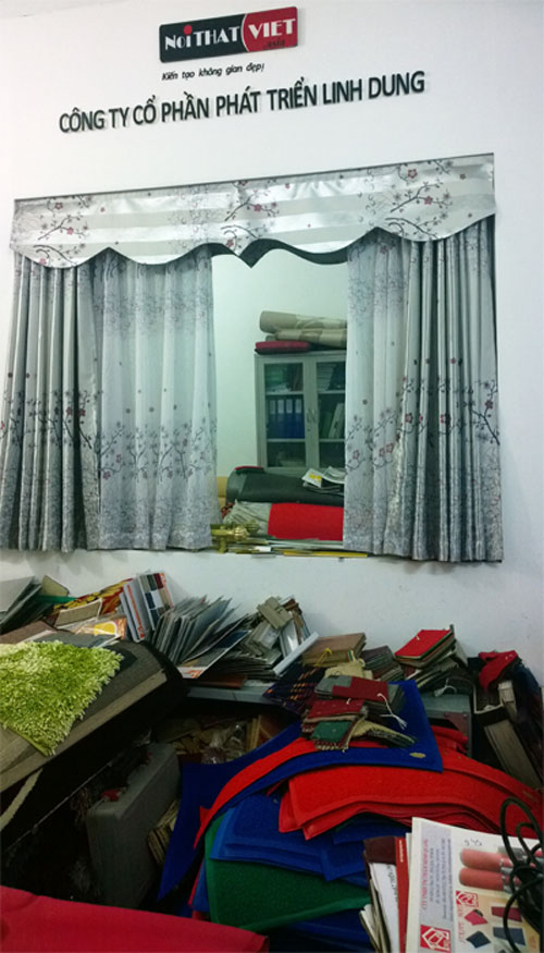 thảm trải s&agrave;n linh dung vatlieusan